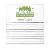 Green Roof Memo Notizblock (Vorderseite)