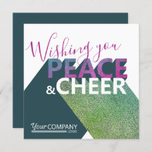 Green, rosa Violet Business Typografy Holiday