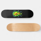 Green Rose Chafer Skateboard (Horizontal)
