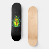 Green Rose Chafer Skateboard (Vorderseite)