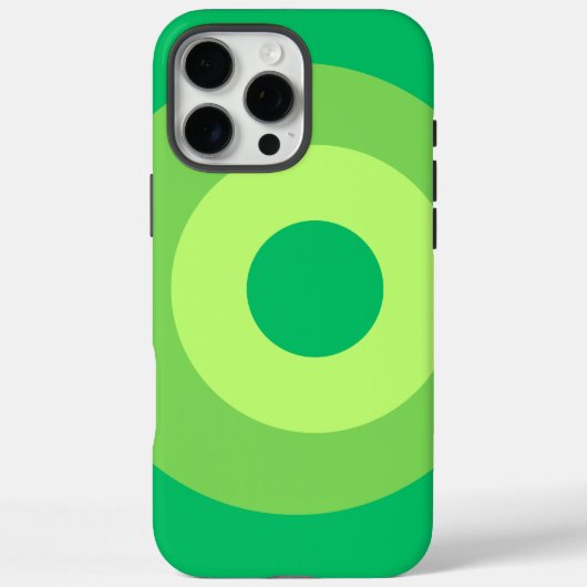 Green Round Apple iPhone 16 Pro Max Fall Case-Mate iPhone Hülle (Rückseite)