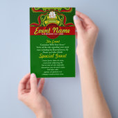 Green Royal Goddess Art Custom Event Flyer (Handgriff)