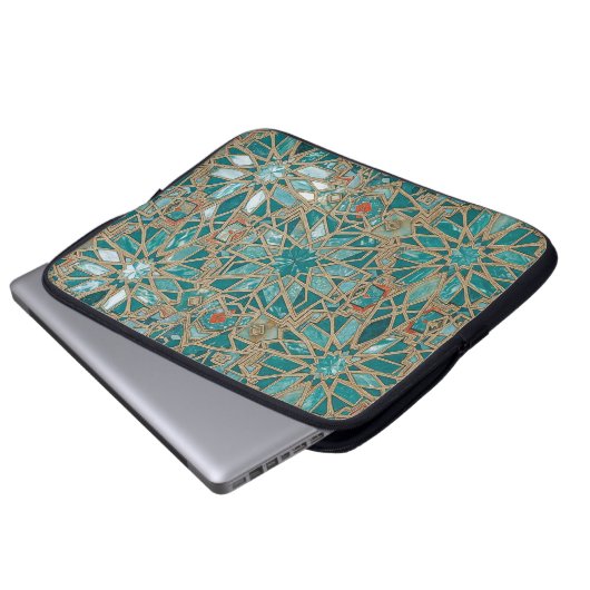 green royal laptopschutzhülle (Vorne Knopf)