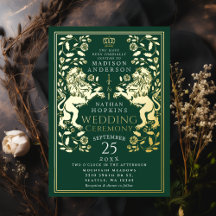 Green Royal Lion Mittelalterliche Hochzeit