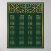 Green Royal Mittelalterliches Schwert Hochzeitstab Poster (Vorne)