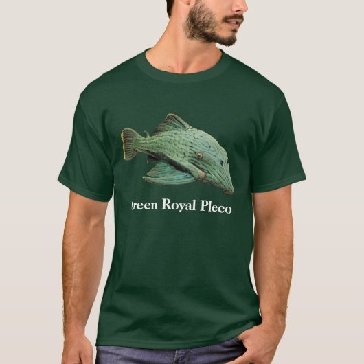 Green Royal Pleco T-Shirt (Vorderseite)
