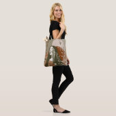 Green Rust Tan Empowering Woman Abstract Tasche (Am Model)