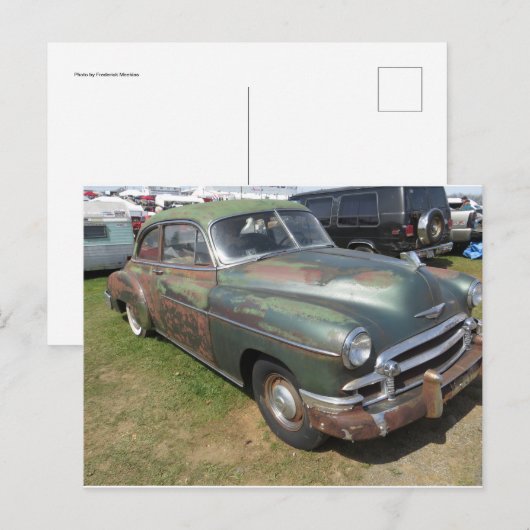 Green Rustbucket Postkarte (Vorne/Hinten)