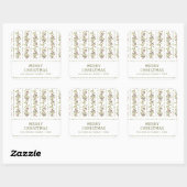 Green Rustic Botanical Christmas Stickers (Blatt)