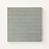 Green Rustic Camping Woods RV Travel Journal Notizblock (Rückseite)