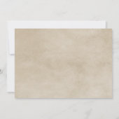 Green Rustic Damask Wedite Einladung (Rückseite)