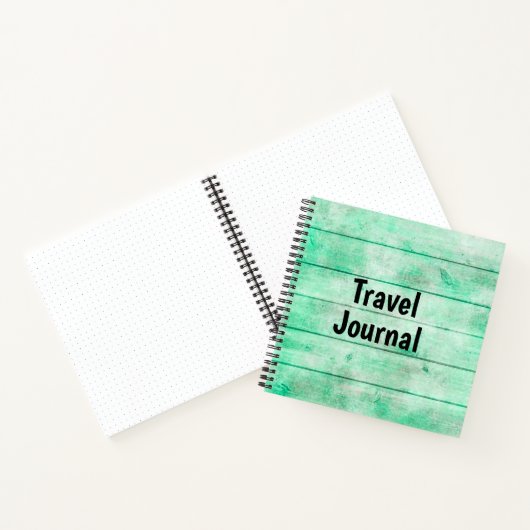 Green Rustic Travel Journal Notizblock (Innenseite)