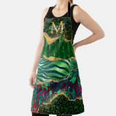 Green Safari Animal Print Agate Schürze (InSitu)