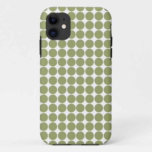 Green Safari Dot Case-Mate iPhone Hülle (Rückseite)