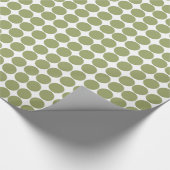 Green Safari Dot Geschenkpapier (Ecke)