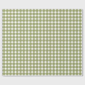 Green Safari Dot Geschenkpapier (Flach)