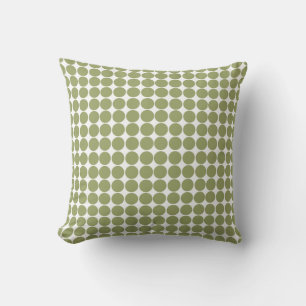Green Safari Dot Pillow Kissen