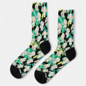 Green Safari Elephant Socks Socken (Linkes Detail)