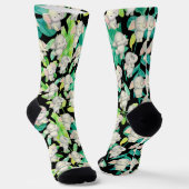 Green Safari Elephant Socks Socken (Gewinkelt)