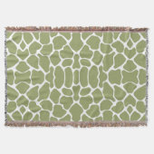 Green Safari Giraffe Decke (Vorderseite)