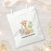 Green Safari Jungle Tier Geburtstag Geschenktütchen (Ausgeschnitten)