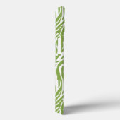 Green Safari Zebra Print Case-Mate iPhone Hülle (Rückseite / Rechts)