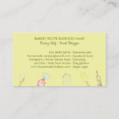 Green Sage Bäckerei Cake Maker Cupcake Shop Visitenkarte (Rückseite)