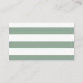 Green Sage Calligraphy Wedding Online UAWG Begleitkarte (Rückseite)