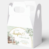 Green Sage Storybook Theme Baby Fevor Box Geschenkschachtel (Offen)