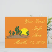 Green Saguaro Cactus Wüste Sunset Thunder_Cove (Stehend Vorderseite)