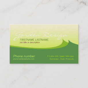 Green Sails Business Card Visitenkarte