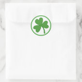 Green Saint Patrick's Day Kleeblatt Stickers (Tasche)