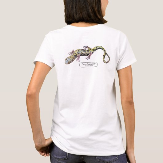 Green Salamander T-Shirt (Rückseite)