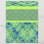Green Sampler Bulk Scrapbook Paper Pages Flyer (Vorne)
