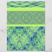 Green Sampler Bulk Scrapbook Paper Pages Flyer (Hinten)