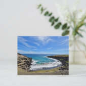 Green Sand Beach - Big Island, Hawaii - Postcard Postkarte (Stehend Vorderseite)
