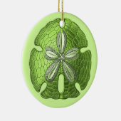 Green Sand Dollar Ornament (Rechts)