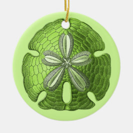 Green Sand Dollar Ornament