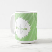 Green Sand Ripples Personalisieren Tasse (Vorderseite Links)