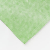 Green Sand Ripples Personalisiert Fleece Blanket (Ecke)