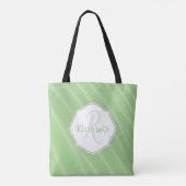 Green Sand Ripples Personalisierte Tasche (Rückseite)