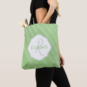 Green Sand Ripples Personalisierte Tasche