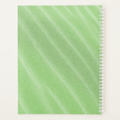 Green Sand Ripples Personalisierter Planer (Rückseite)