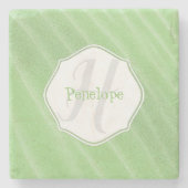 Green Sand Ripples Personalisierter Untersetzer (Vorderseite)