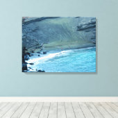 Green Sands Beach Hawaii Wrapped Canvas Leinwanddruck (Insitu (Holzboden))