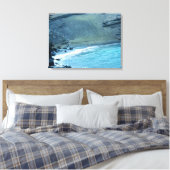 Green Sands Beach Hawaii Wrapped Canvas Leinwanddruck (Insitu (Schlafzimmer))