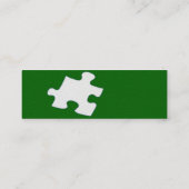 Green Sandstone Puzzle Visitenkarte (Rückseite)