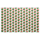 green santa Alien emoji Stoff (Yard (91,4 cm))