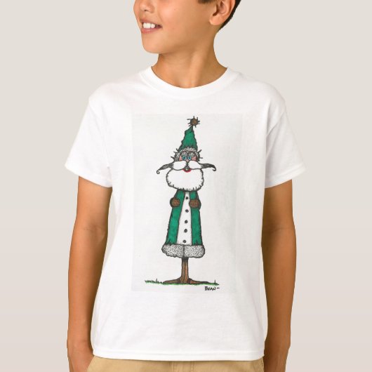 Green Santa T-Shirt (Vorderseite)