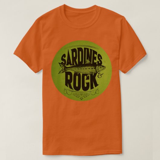 Green Sardines Rock T-Shirt (Design vorne)
